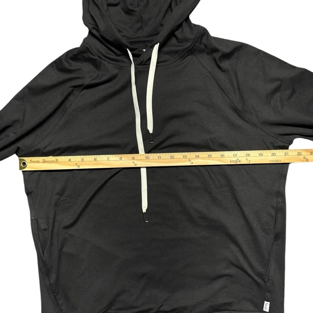 FEAT‎ Unisex Hoodie Black Small Flowtech Roam Sweatshirt Pullover Soft Casual